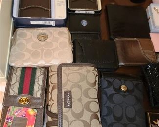 Coach & Gucci Wallets