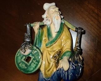 Asian Mudware Figurine