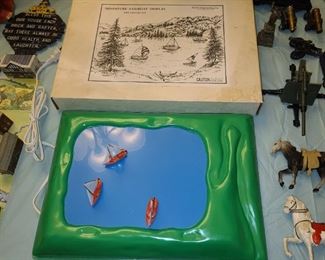 Miniature Electric Sailboat Toy