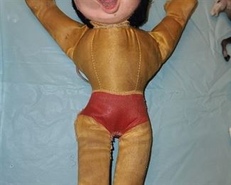 Vintage Mighty Mouse Plush Doll