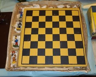 Vintage Character Chess Set