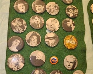 Vintage Hollywood Icon Buttons/Pins