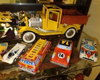 Vintage Tin Toy Cars