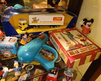 Steiff Toy Truck In Box & Hi-Lo Safety Blocks