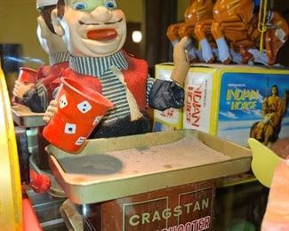 Vintage Cragstan Crapshooter Battery Op Toy