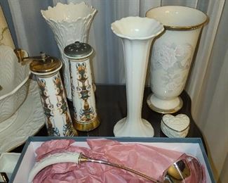Assorted Lenox, China, Figurines, & Servingware