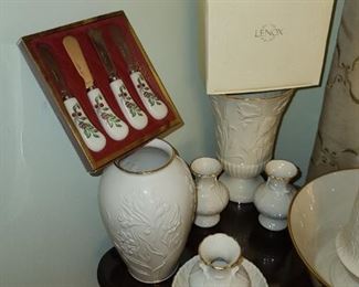 Assorted Lenox, China, Figurines, & Servingware