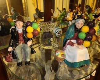 Royal Doulton Balloon Couple Figurines