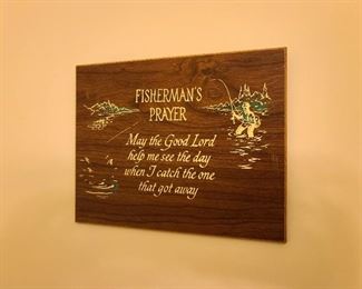 Fisherman's Prayer Plaque