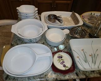 Assorted Kitchen Contents (Pots & Pans, Glassware, China, Crystal, Utensils, Etc.)