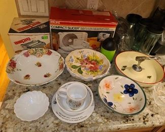 Assorted Kitchen Contents (Pots & Pans, Glassware, China, Crystal, Utensils, Etc.)