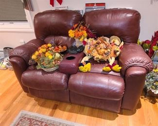 Leather Loveseat