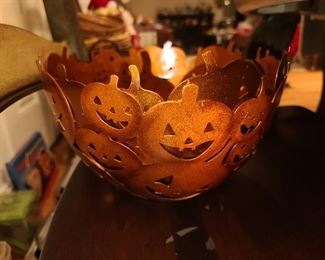 Halloween Diecut Metal Bowl