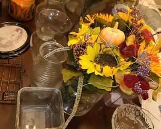 Assorted Kitchen Contents (Pots & Pans, Glassware, China, Crystal, Utensils, Etc.)