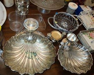 Assorted Kitchen Contents (Pots & Pans, Glassware, China, Crystal, Utensils, Etc.)