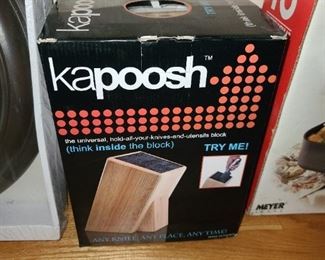 Brand New Kapoosh Knife Block Holder