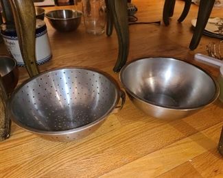Tin Strainer & Bowl
