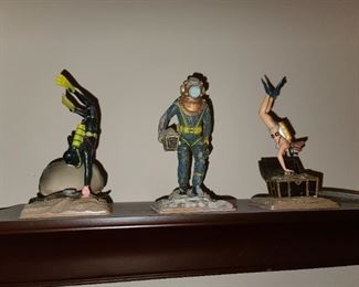 Scuba Diver Figurines