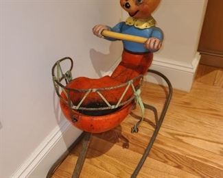 Vintage Bear Baby Rocker