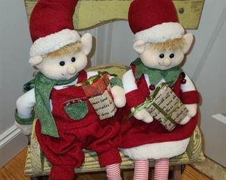 Christmas Plush Elves