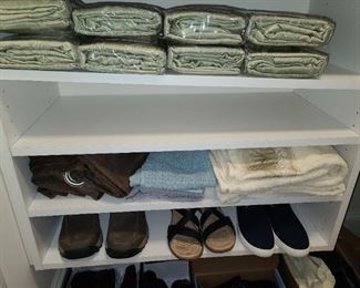 Assorted Linen & Shoes