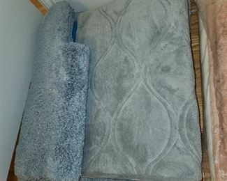 Blue Bathroom Floor Mats