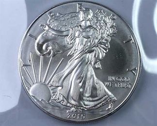 2015 American Silver Eagle 1oz .999, BU