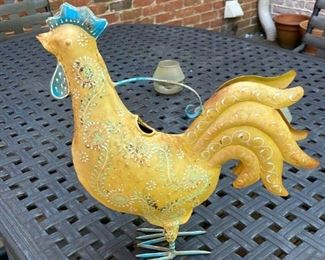 Cool Metal Rooster Watering Can