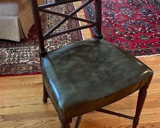 Gorgeous Chair with Leather Seat