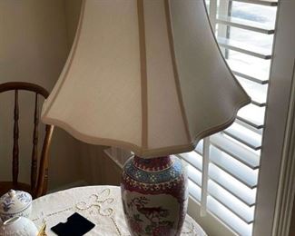 Oriental Painted Lamp
