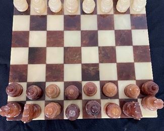 Chessboard Brown Cream