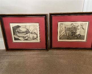 Pencil Style Prints by CrespoSigned Numbered