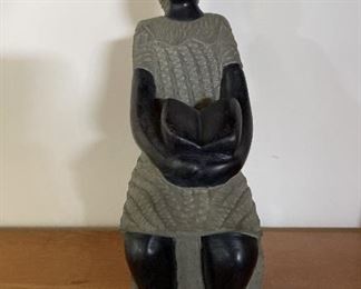 Shona Style Woman on a Chair from Haiti