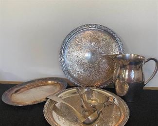Silver Colored Serveware