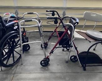 Wheel Chair Walker Lot Plus