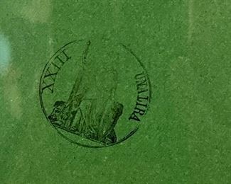 FRAMED "MODIANO CARTINE E TUBETTI PER SIGARETTE" ORIGINAL POSTER BY FRANZ LENHART, 1935