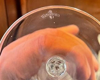 VINTAGE COLLECTION OF WATERFORD CRYSTAL FLUTED GLASSES