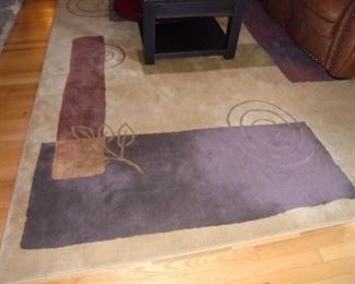 Multi shade brown rug