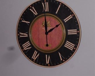 Large round wall clock