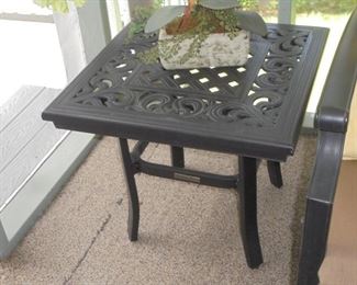 Patio couch/love seat/end table/coffee table/1/4 round table