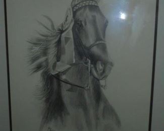 Matted/framed 'Head & Neck'  John Chapman 1997