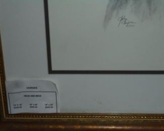 Matted/framed 'Head & Neck'  John Chapman 1997