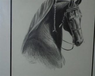 Matted/framed 'Head & Neck'  John Chapman 1997