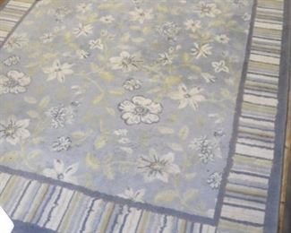 Gray & yellow rug