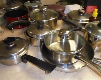 Various pots & pans