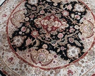 6 Ft Round HandTufted Area Rug from the Rug Gallery