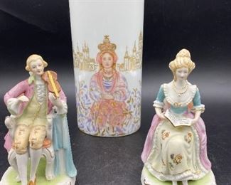 Hibel Vertu Collection Plus Victorian Figurines