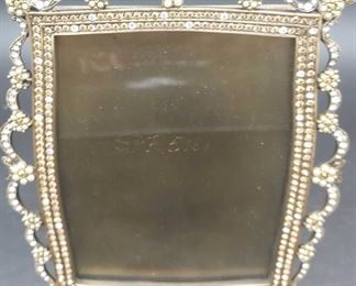 Jay Strongwater Tiara Enamel and Glass Picture Frame