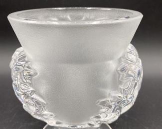 Lalique Glass Vase