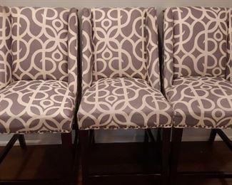 Pier 1 Upholstered Counter Height Chairs